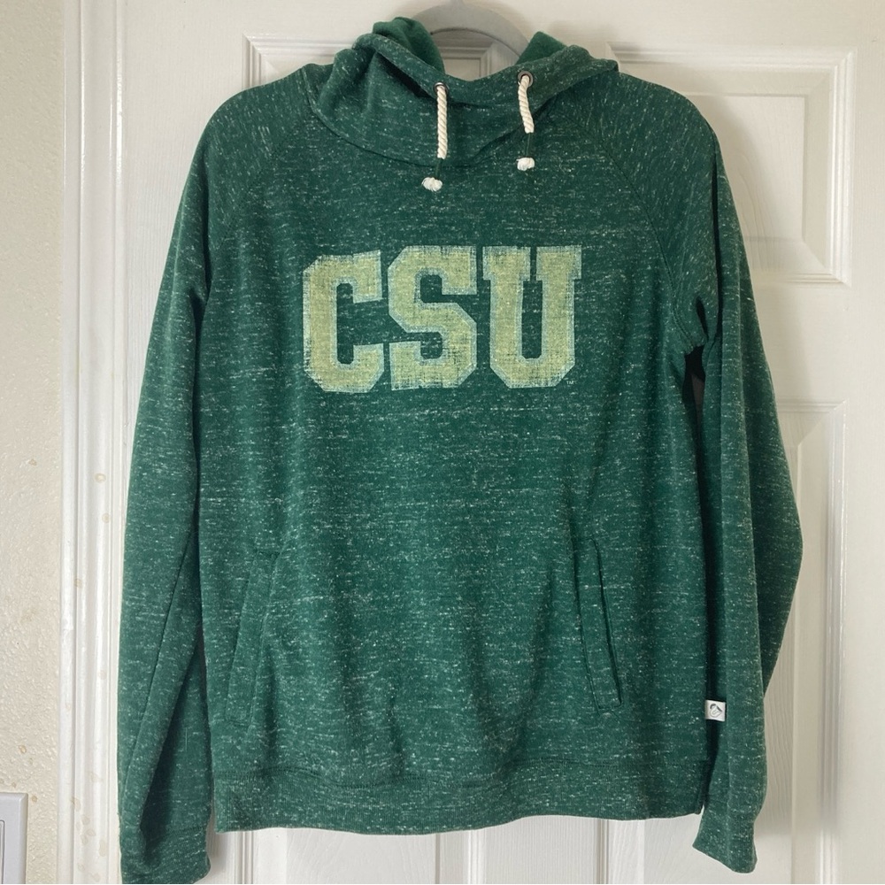 Colosseum Own The Stands Colorado State Rams Pullover Hoodie Mens Large Green - Picture 1 of 16